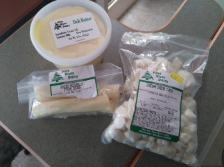 Oh YES and those curds were made just an hour earlier - still warm and super squeaky!